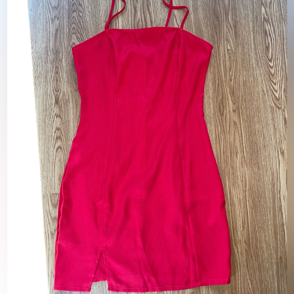 SHEIN Red Party Dress
